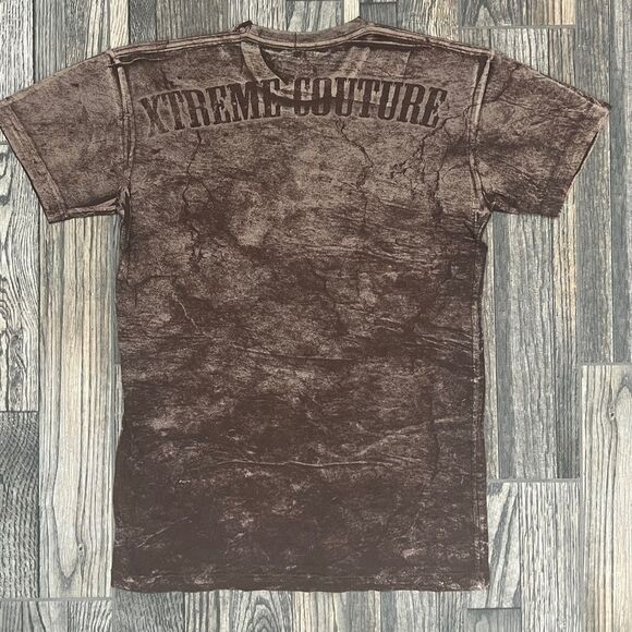 🔥☠️ Y2K XTREME COUTURE Affliction Style Skull Graphic Tee Men Size Large - EUC - Picture 6 of 9